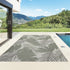 Outdoor Teppich | Für Drinnen und Draußen | Terrasse Balkon Garten Wohnzimmer Badezimmer Küche Flur Läufer | Grün